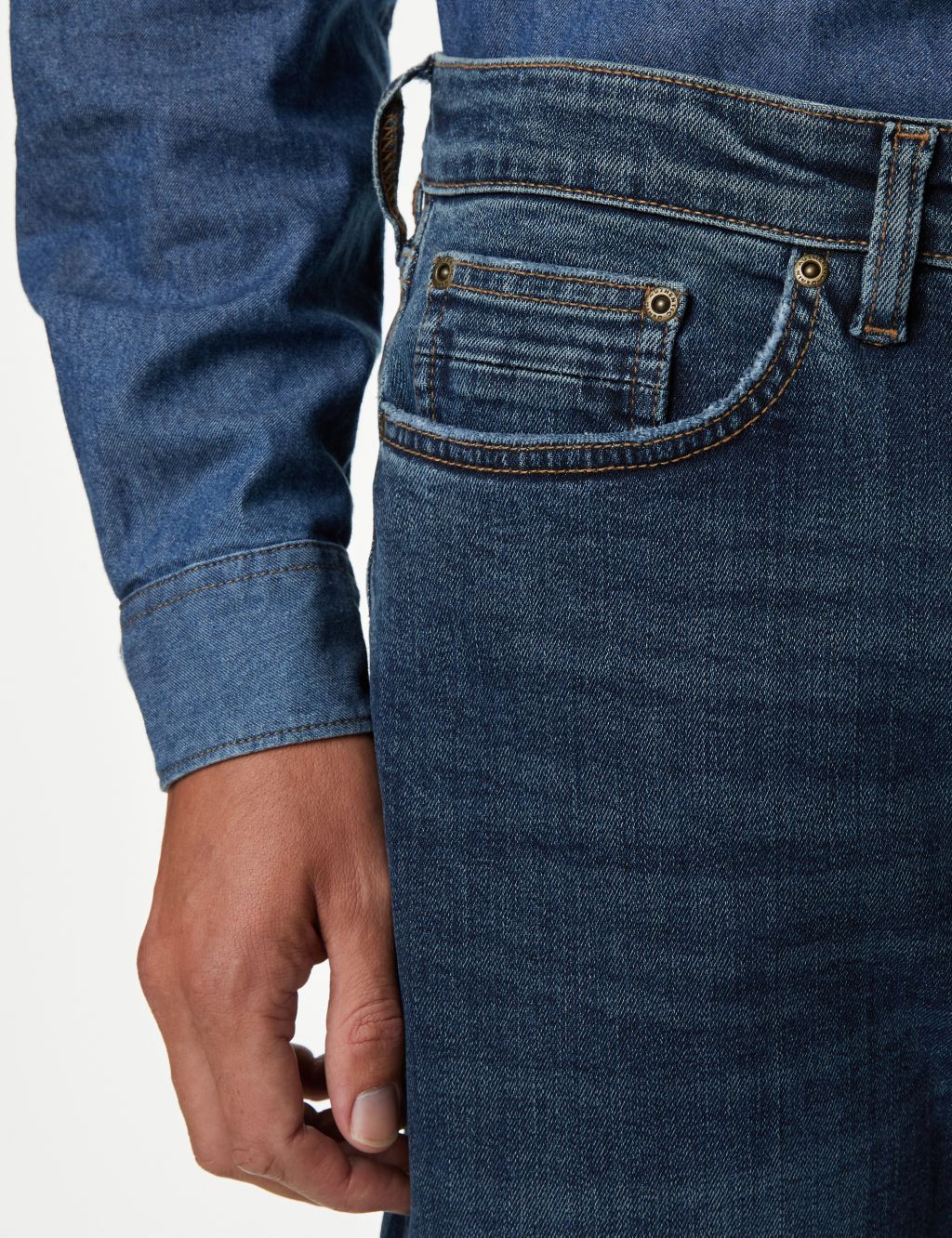 Loose Fit Vintage Wash Jeans | M&S Collection | M&S