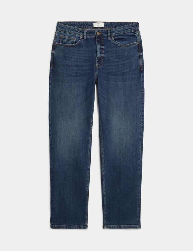 Loose Fit Vintage Wash Jeans 2 of 6