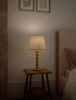 Lotty Wooden Table Lamp Image 2 of 8