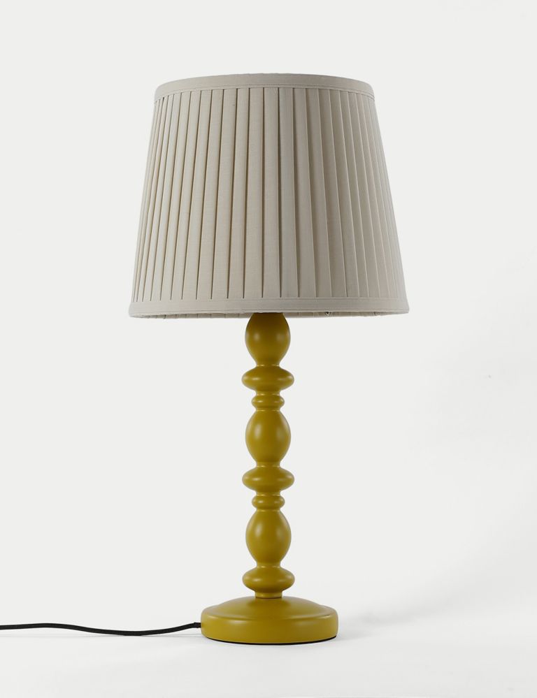 Lotty Wooden Table Lamp 1 of 9