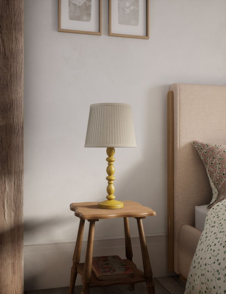 Lotty Wooden Table Lamp 4 of 9