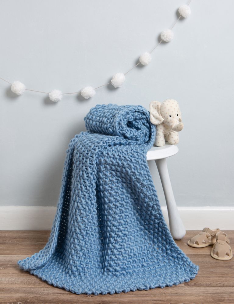 Louis Baby Blanket Knitting Kit 1 of 5
