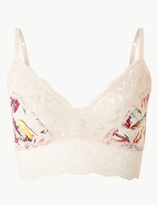 Louisa Lace Non-Wired Bralet, M&S Collection