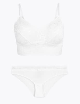 m&s lace bralet