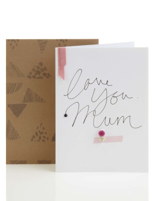 Love You Mum Mother's Day Card | M&S