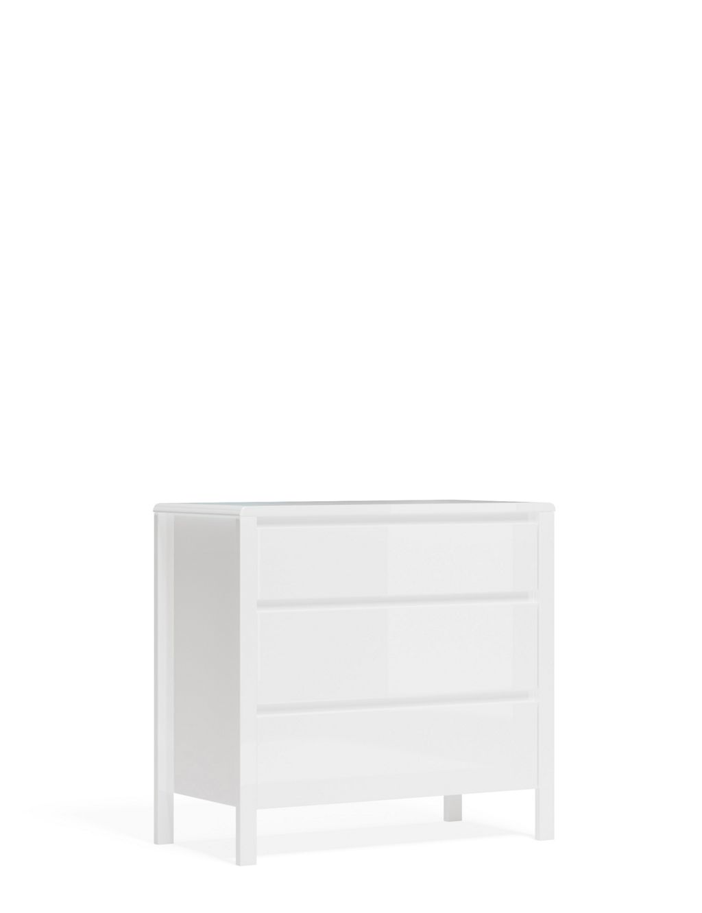 Loxton Gloss 3 Drawer Chest 2 of 8