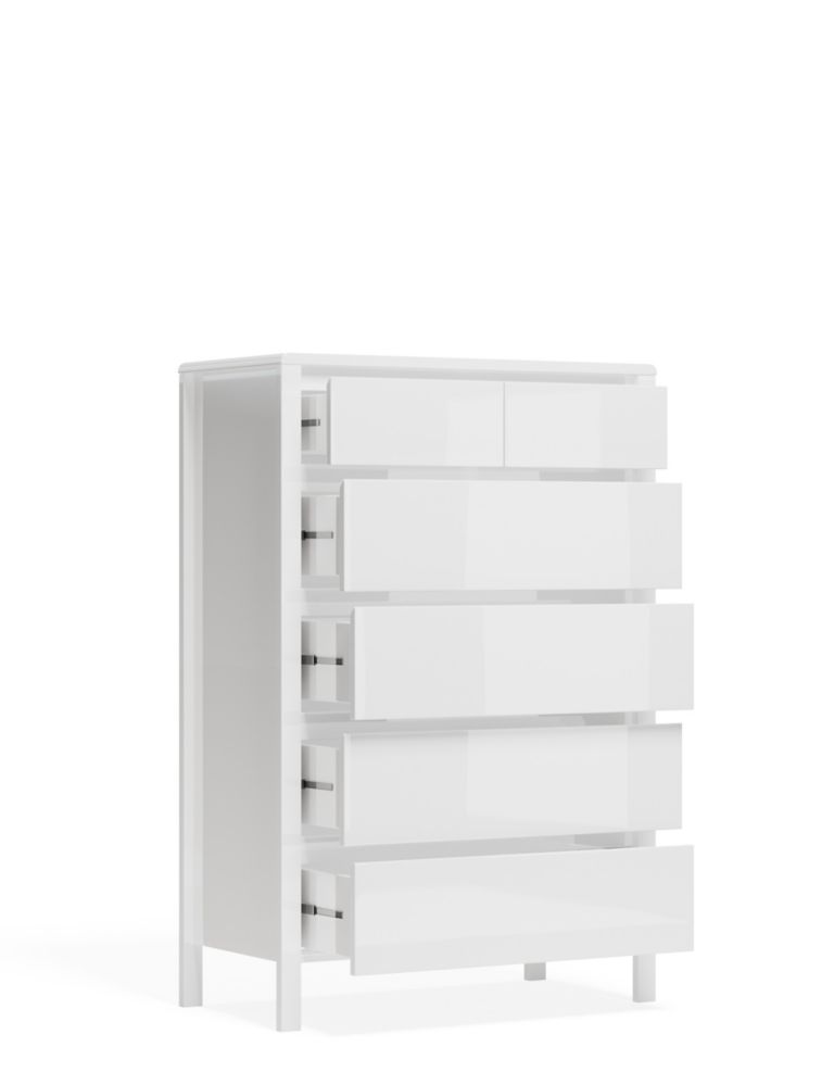 Loxton Gloss 6 Drawer Chest 5 of 8