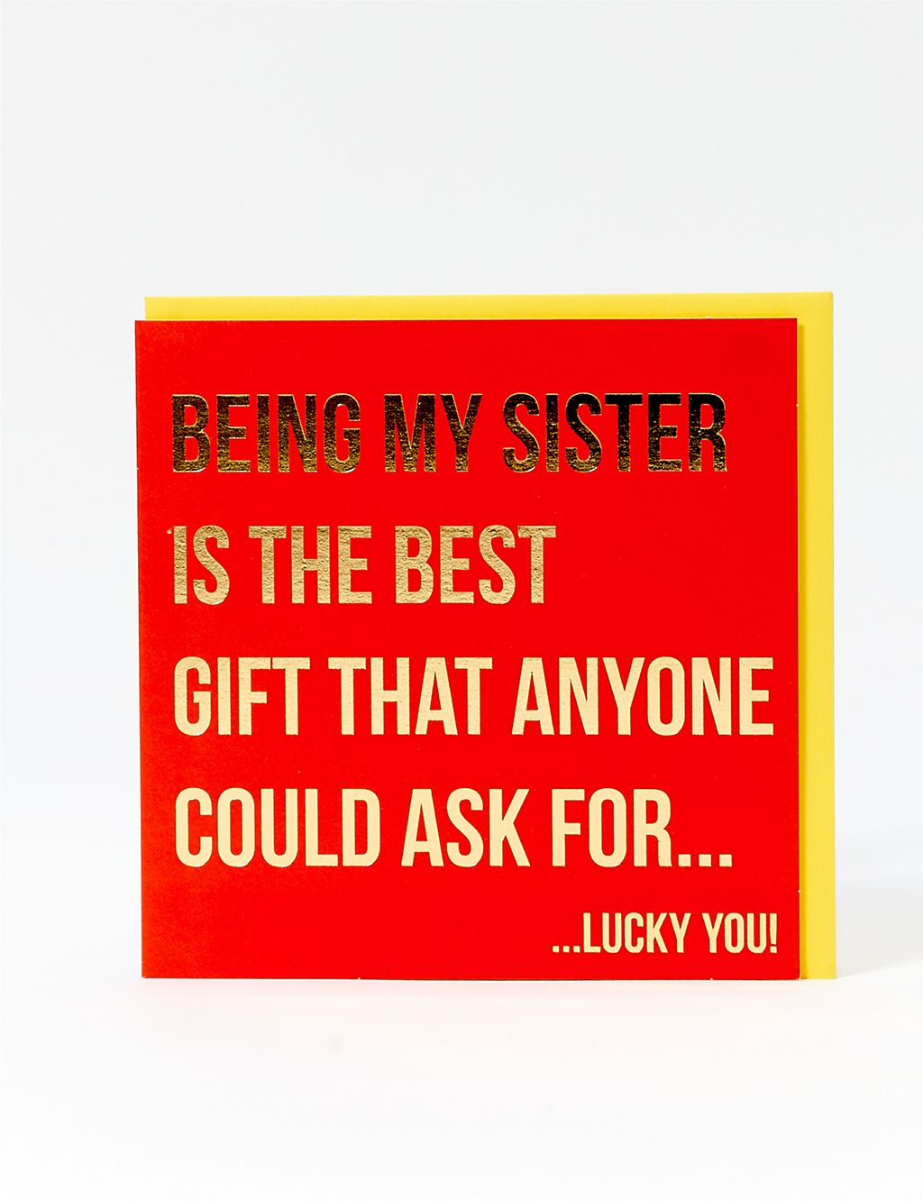 Lucky Sister Birthday Card 1 of 2