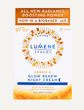 Lumene Nordic-C [VALO] Glow Renew Night Cream 50ml Image 2 of 3