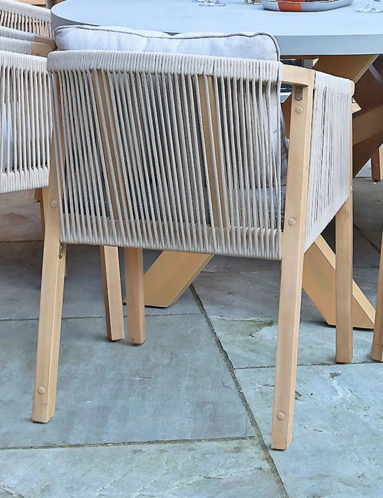 Luna 8 Seater Garden Table & Chairs 3 of 4
