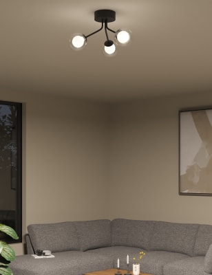 Luna Flush Ceiling Light Image 2 of 8