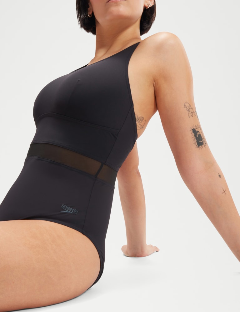 Speedo high neck tankini cheap