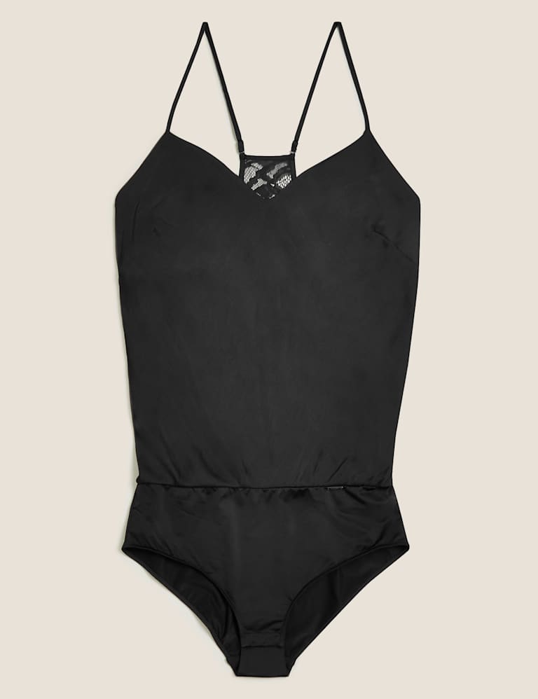 Luxe Satin Blouson Body Autograph M&S