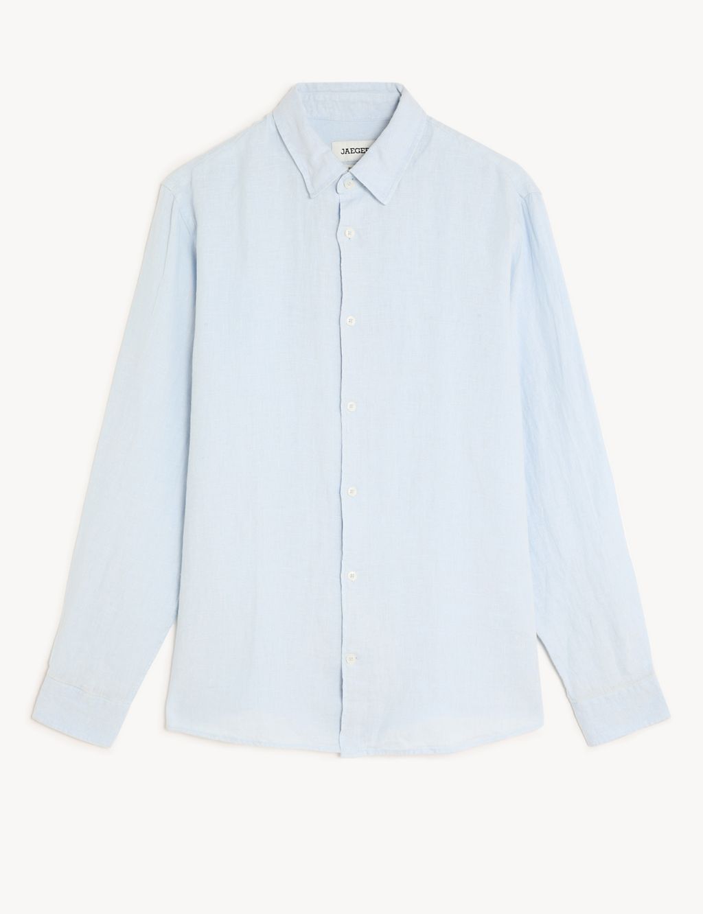 Luxurious Pure Linen Long Sleeve Shirt 1 of 7