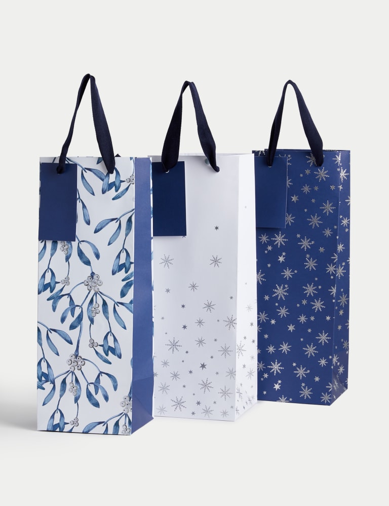 Blue and silver bag clearance