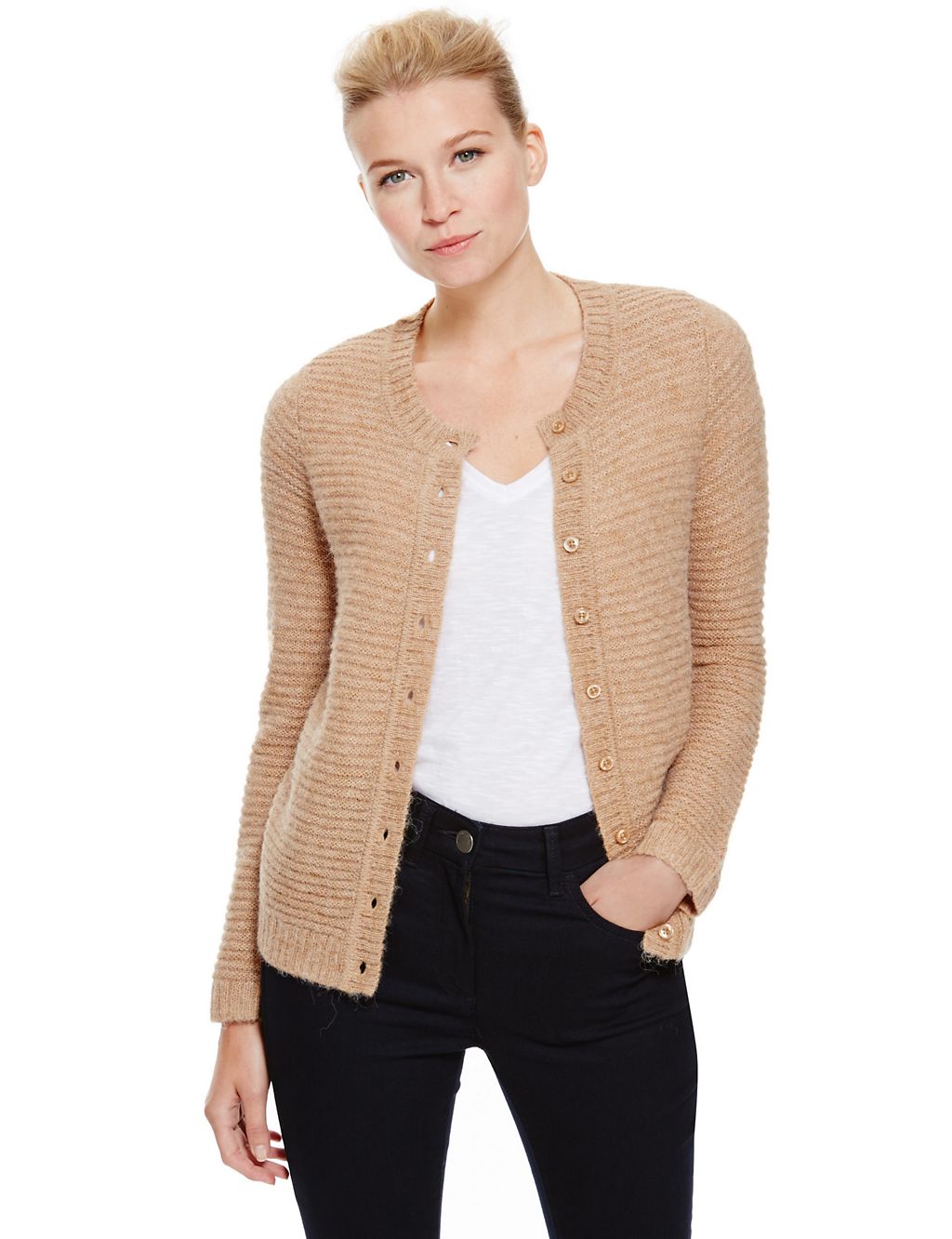 Luxury Bomber Cardigan with Mohair 3 of 3
