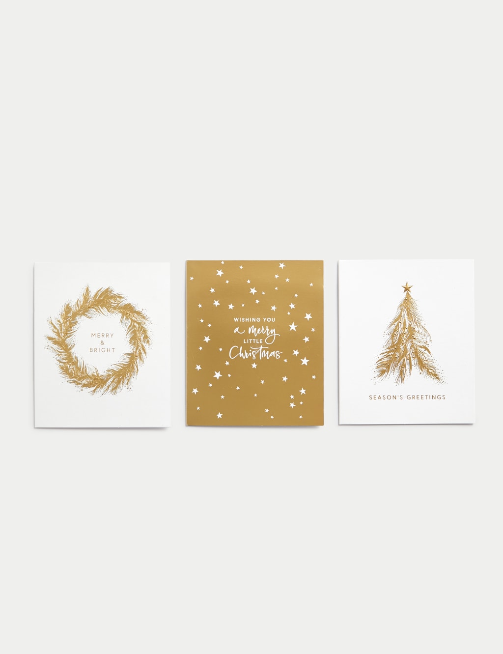 Luxury Charity Christmas Cards Gold Designs M&S
