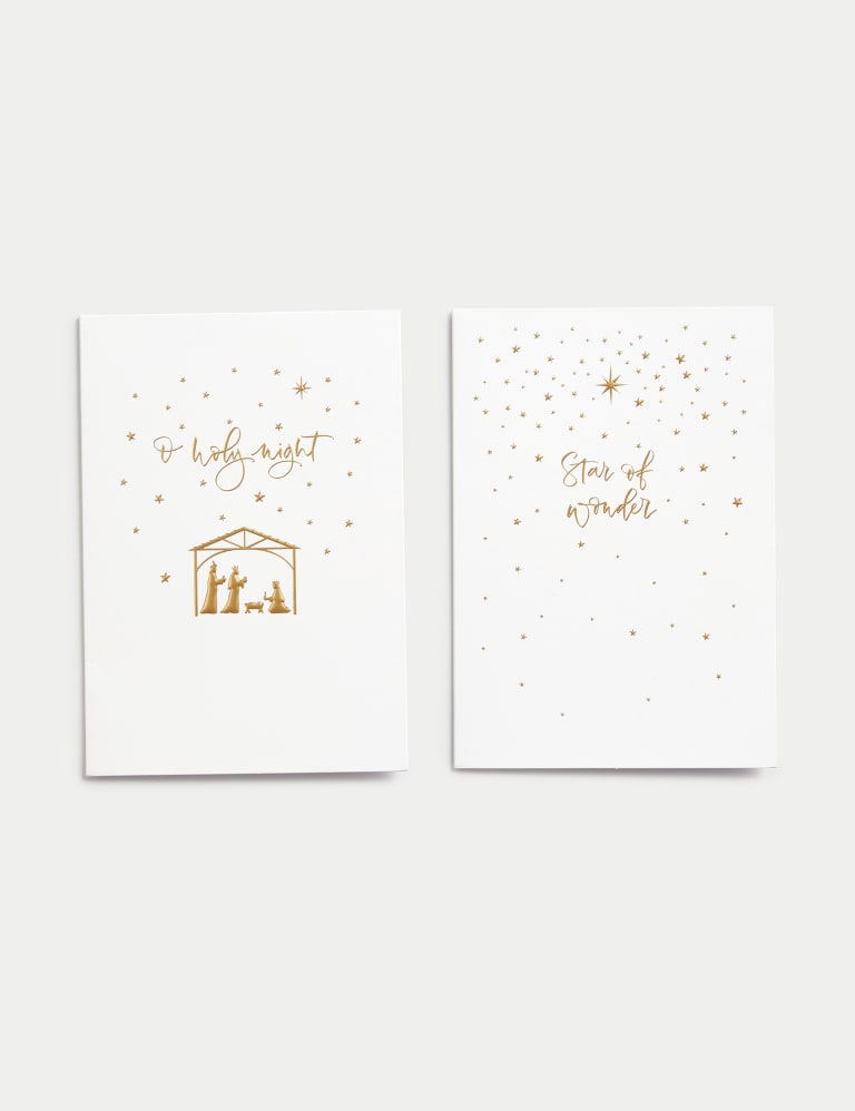 Luxury Charity Christmas Cards Nativity Designs M&S