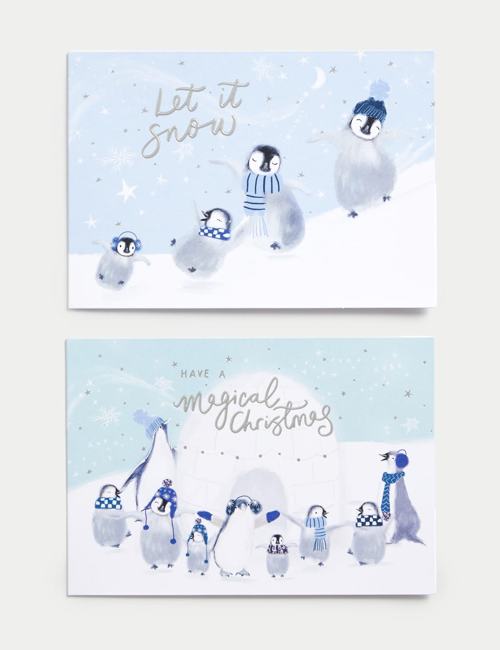 Luxury Charity Christmas Cards Penguin Designs M&S