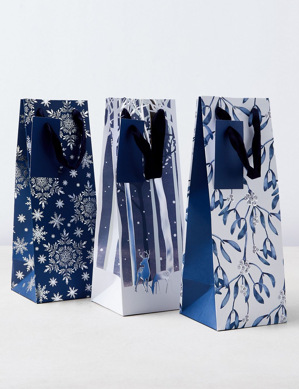 Luxury Christmas Bottle Bag Trio - Single Pack - 3 Bags 3 of 3