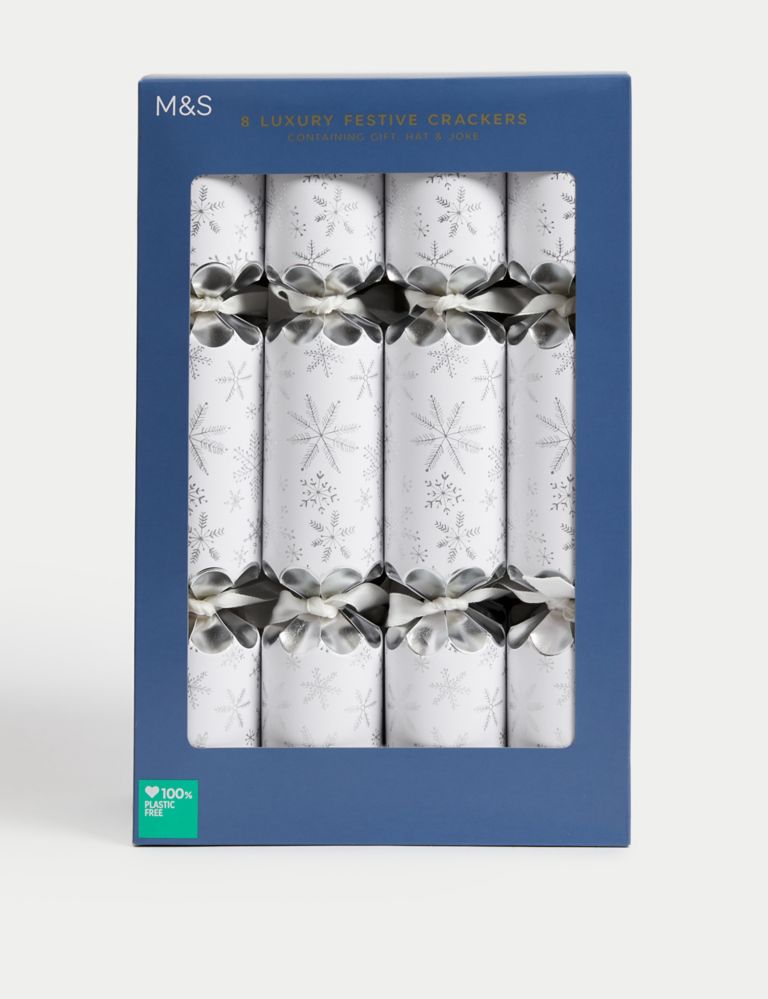 Luxury Christmas Crackers - Silver Design 1 of 4