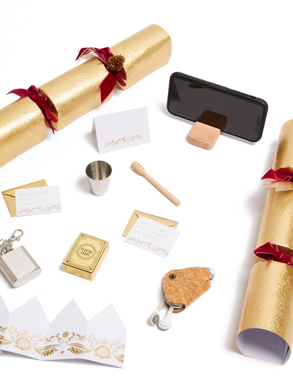 Luxury Connoisseur Christmas Crackers with Place Cards - Pack of 6 in 1 Design 1 of 4