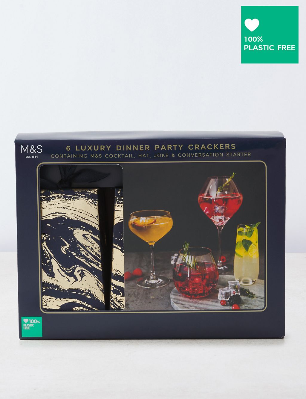 Luxury Dinner Party Cocktail Crackers - Pack of 6 in 1 Design 3 of 4