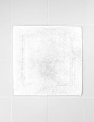 Luxury Egyptian Cotton Small Shower Mat M&S