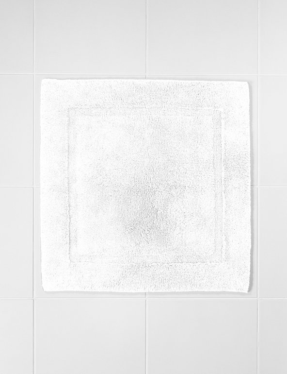 Luxury Egyptian Cotton Small Shower Mat Image 1 of 1