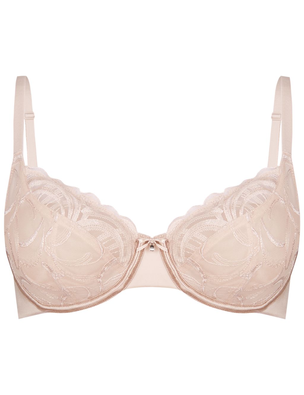 Luxury Embroidered Non-Padded Full Cup Bra 4 of 4