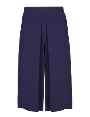 Luxury Front Pleated Culottes Image 2 of 5