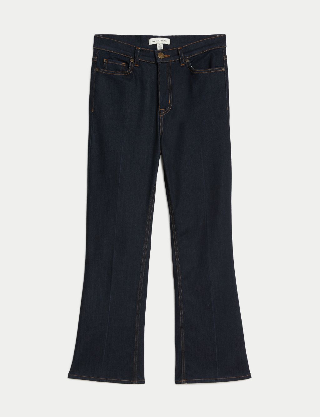 Luxury High Waisted Flared Jeans | Autograph | M&S