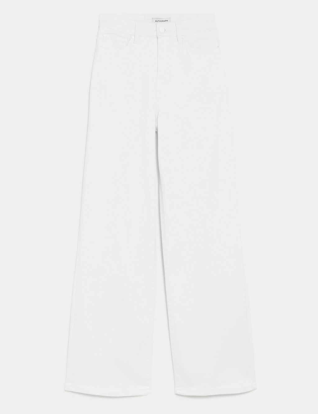 Luxury High Waisted Wide Leg Jeans | Autograph | M&S