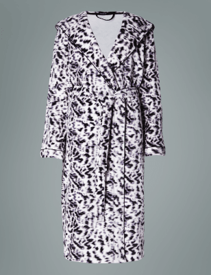 Leopard print sale dressing gown womens