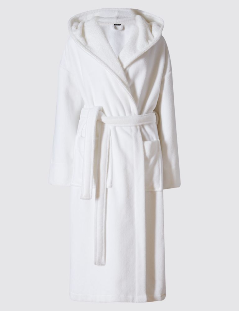 Luxury Hooded Shimmer Dressing Gown 2 of 2