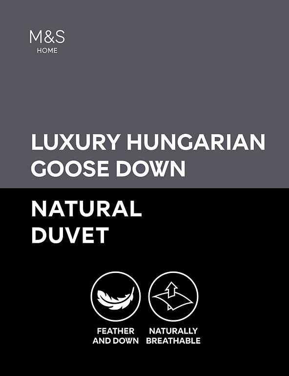 Luxury Hungarian Goose Down 13.5 Tog Duvet Image 1 of 2