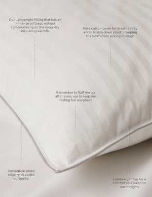 Hungarian goose outlet feather pillows