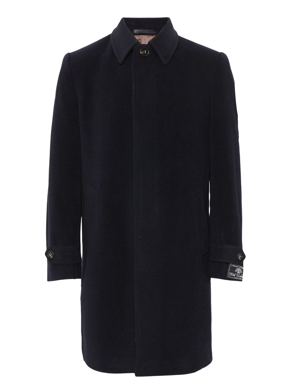 Luxury Italian Wool Coat with Cashmere 1 of 6
