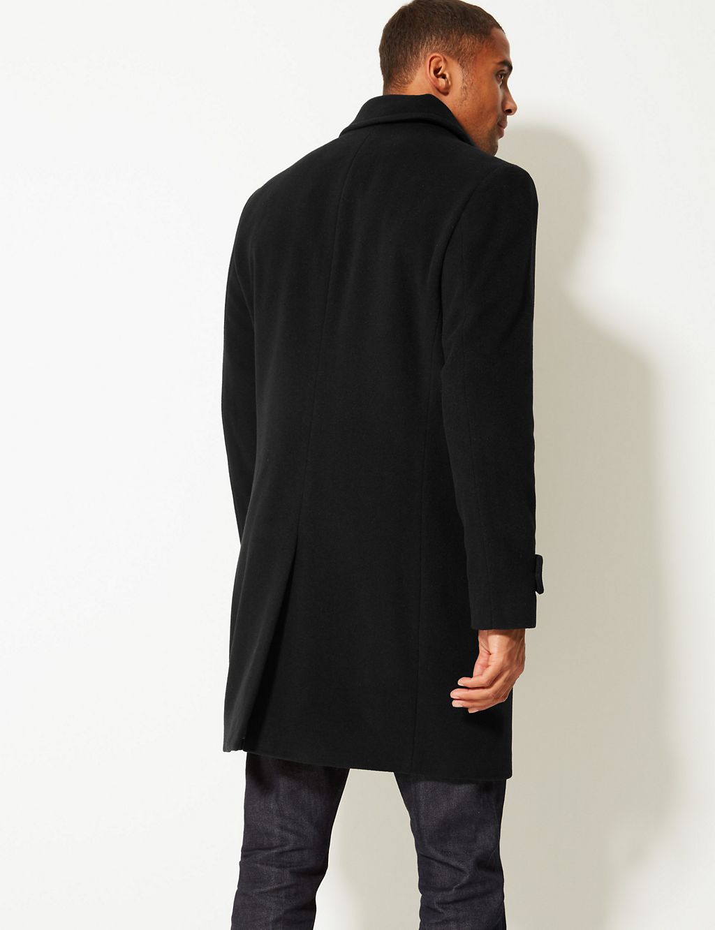Luxury Italian Wool Overcoat with Cashmere 4 of 8