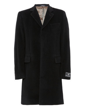 Luxury Italian Wool Rich Coat with Cashmere Image 2 of 8