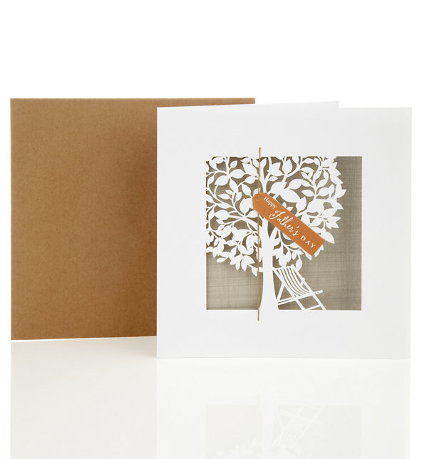 Luxury Laser Cut Father's Day Card Image 1 of 2