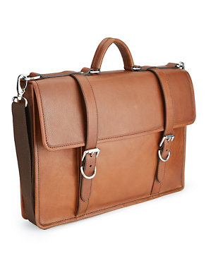 Luxury Leather Briefcase Image 2 of 7