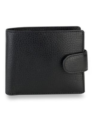 Luxury Leather Hip Coin ID Tab Wallet Image 1 of 1