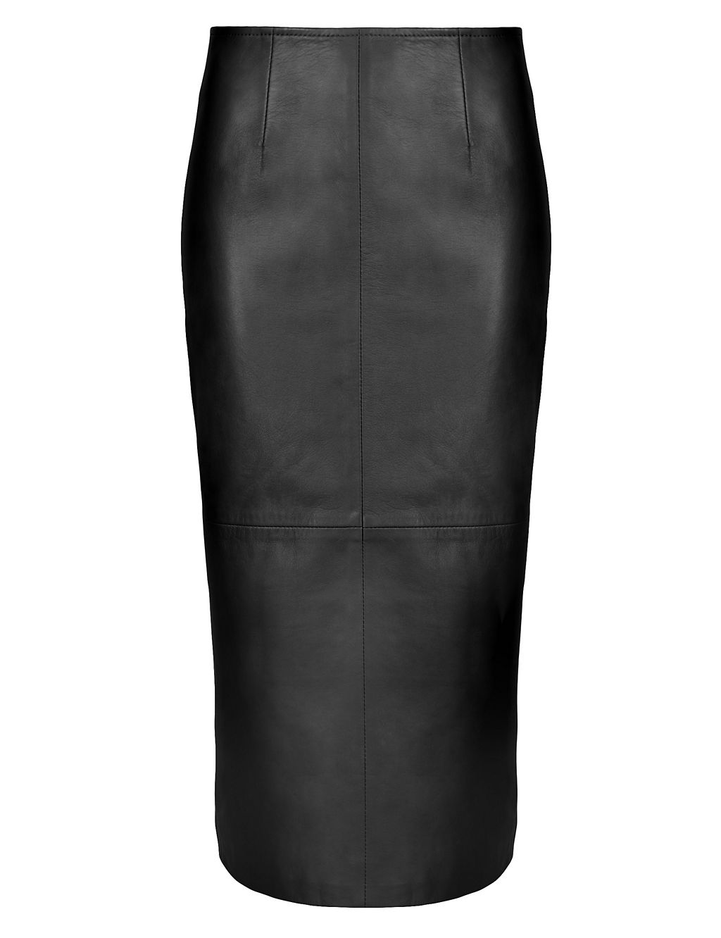 Luxury Leather Long Pencil Skirt 4 of 6