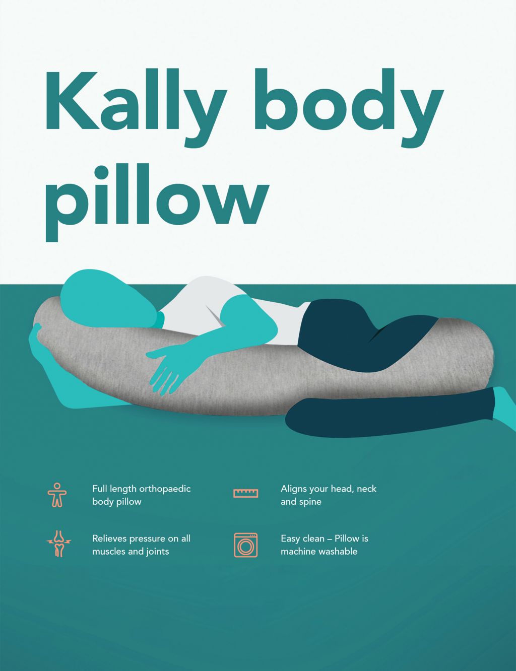 Luxury Medium Body Pillow 1 of 10