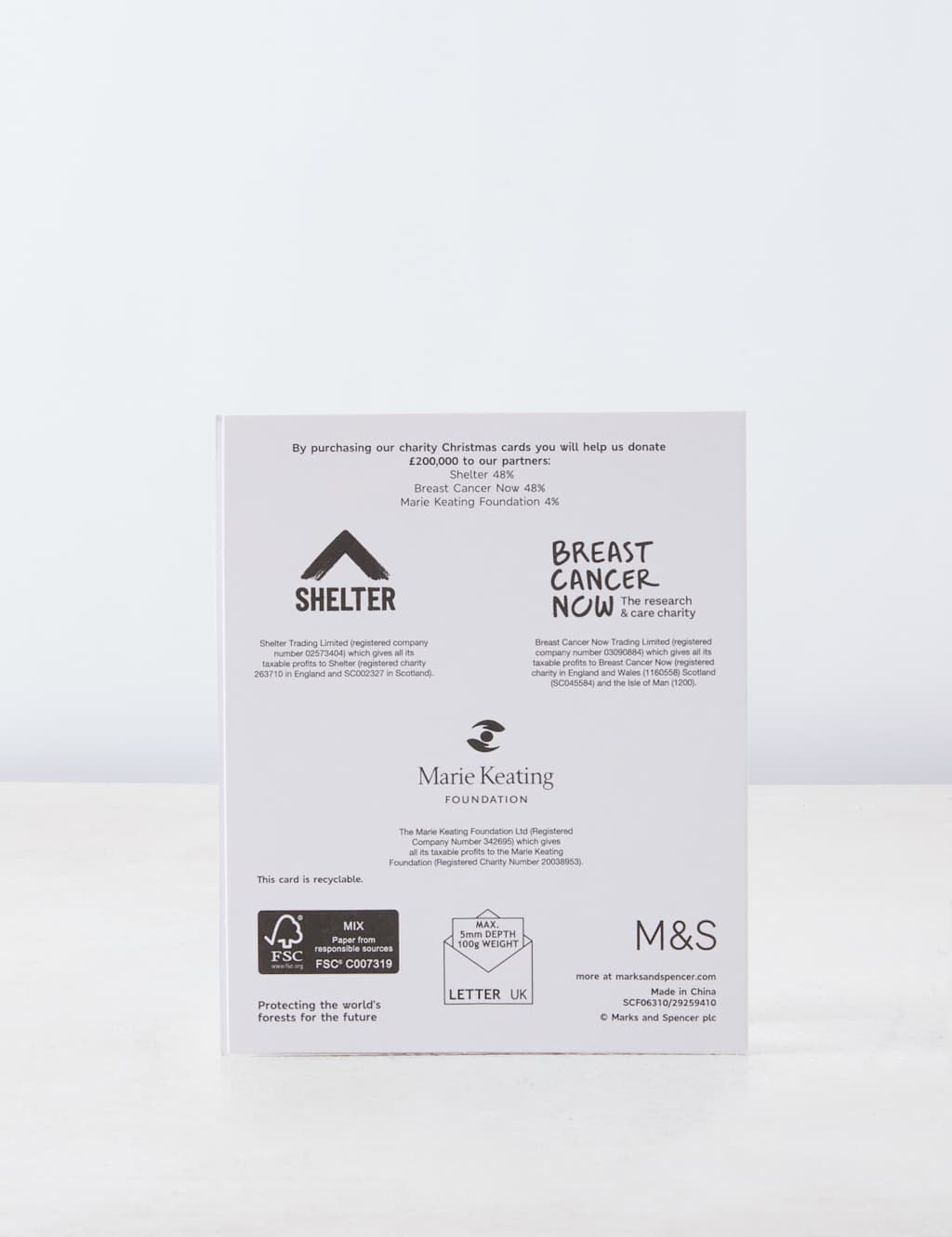 Luxury Nativity Charity Christmas Cards 15 Card Pack M&S