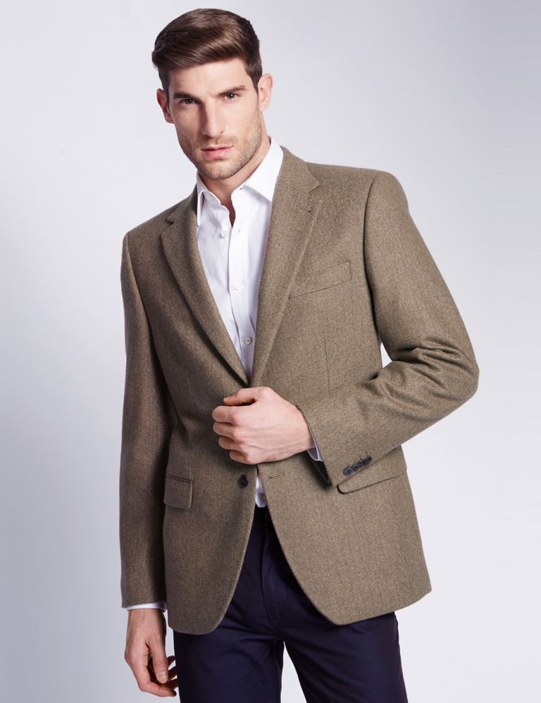 Luxury Pure Cashmere 2 Button Jacket 1 of 5
