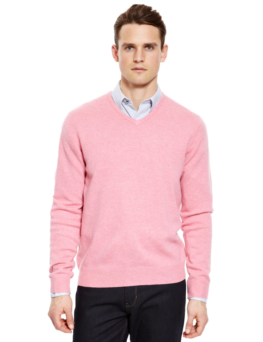 Luxury Pure Cashmere VNeck Jumper M&S Collection M&S