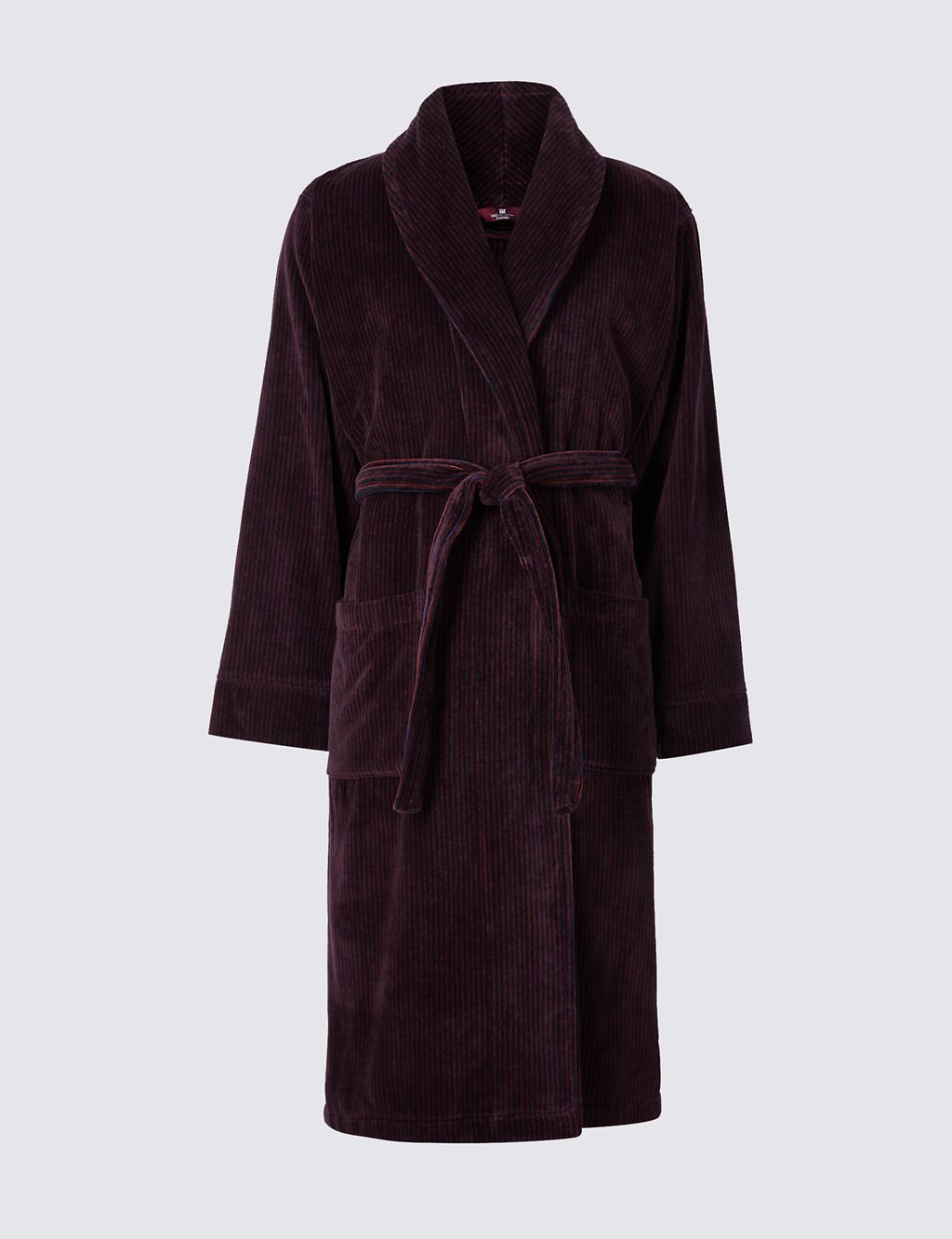 Luxury Pure Cotton Dressing Gown with Belt 1 of 4