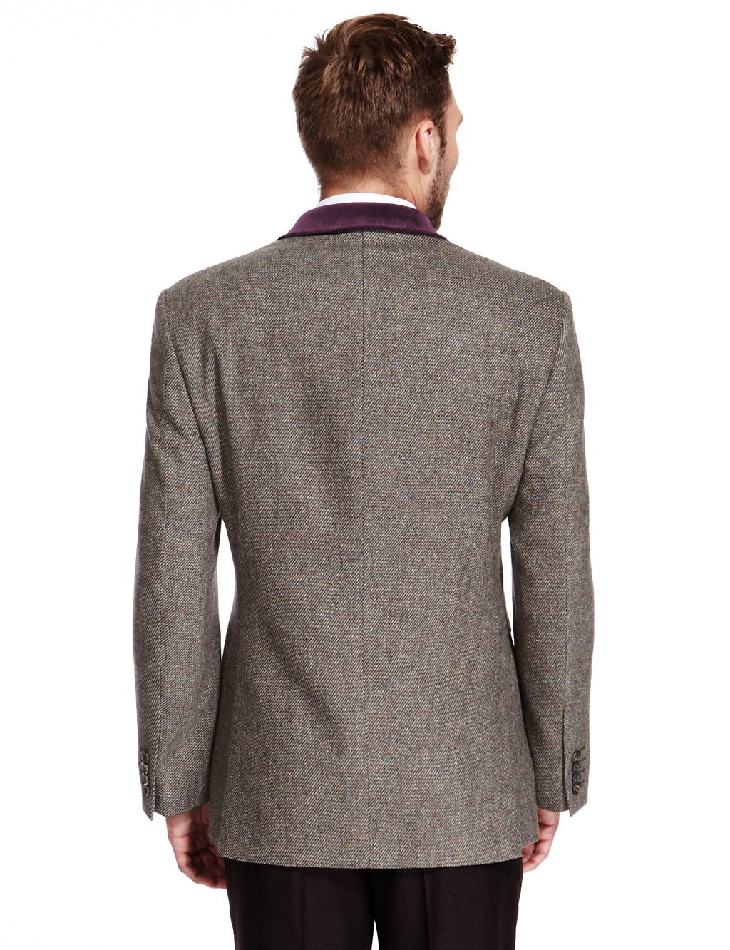 Luxury Pure New Wool 2 Button Twill Jacket 6 of 7